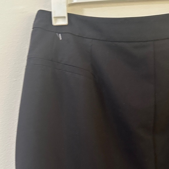 Black Wrap Button Skirt Corporate - Picture 4 of 8